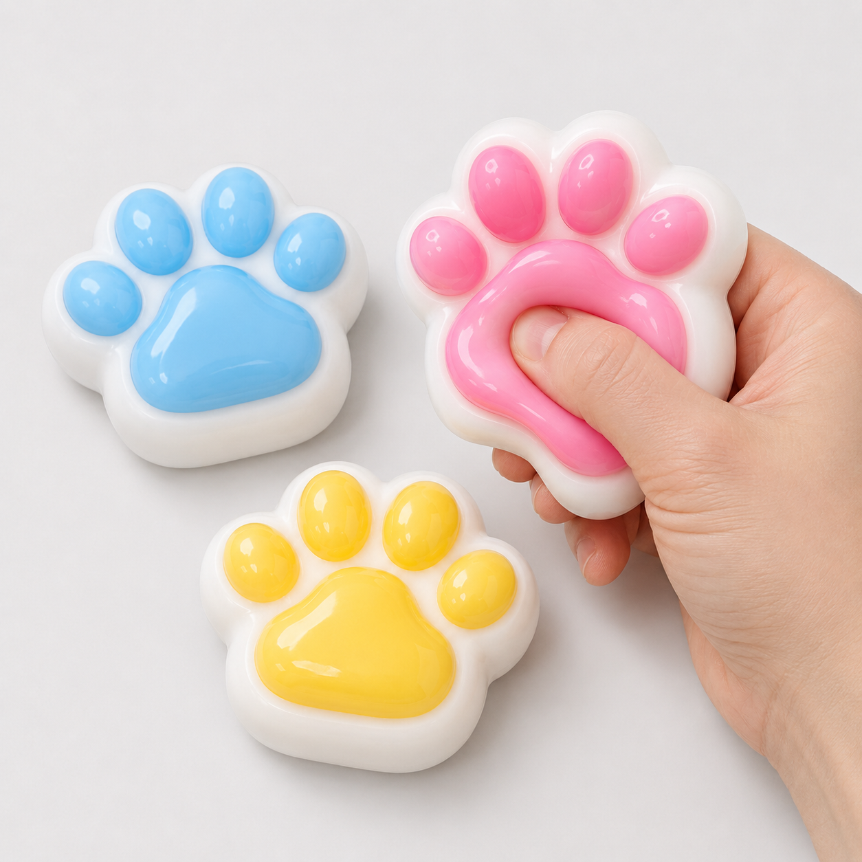 15CM Cat Paw Squishy – Soft, Sticky & Satisfying Fidget Toy